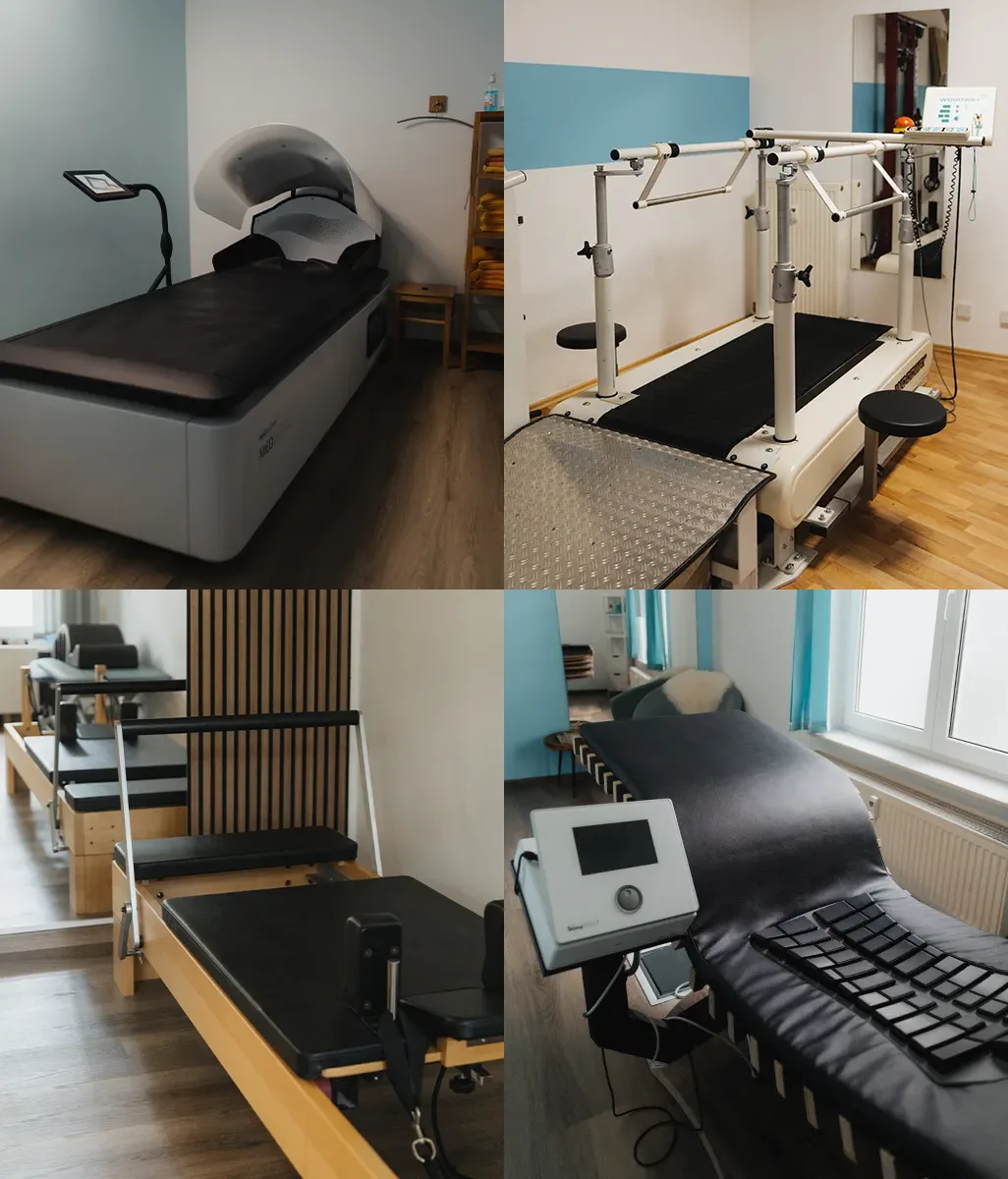 Geräte der modernen Physiotherapie-Ausstattung bei Eden Physiotherapie